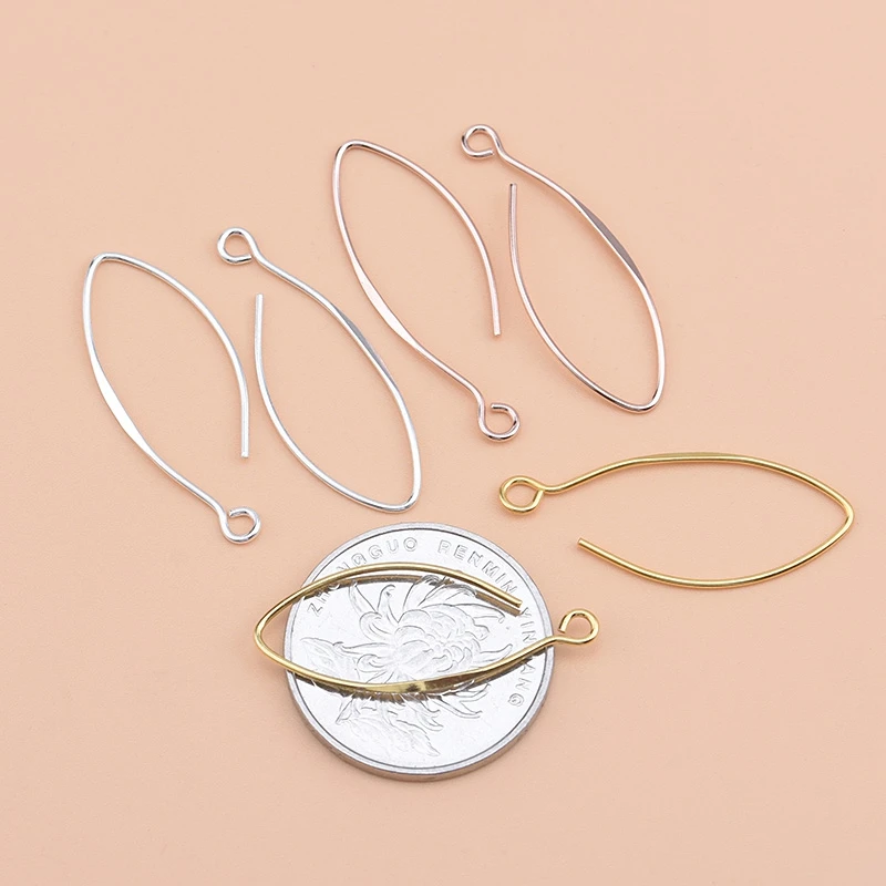 Серьги из стерлингового серебра 925 пробы сделай сам аксессуары позолоченные