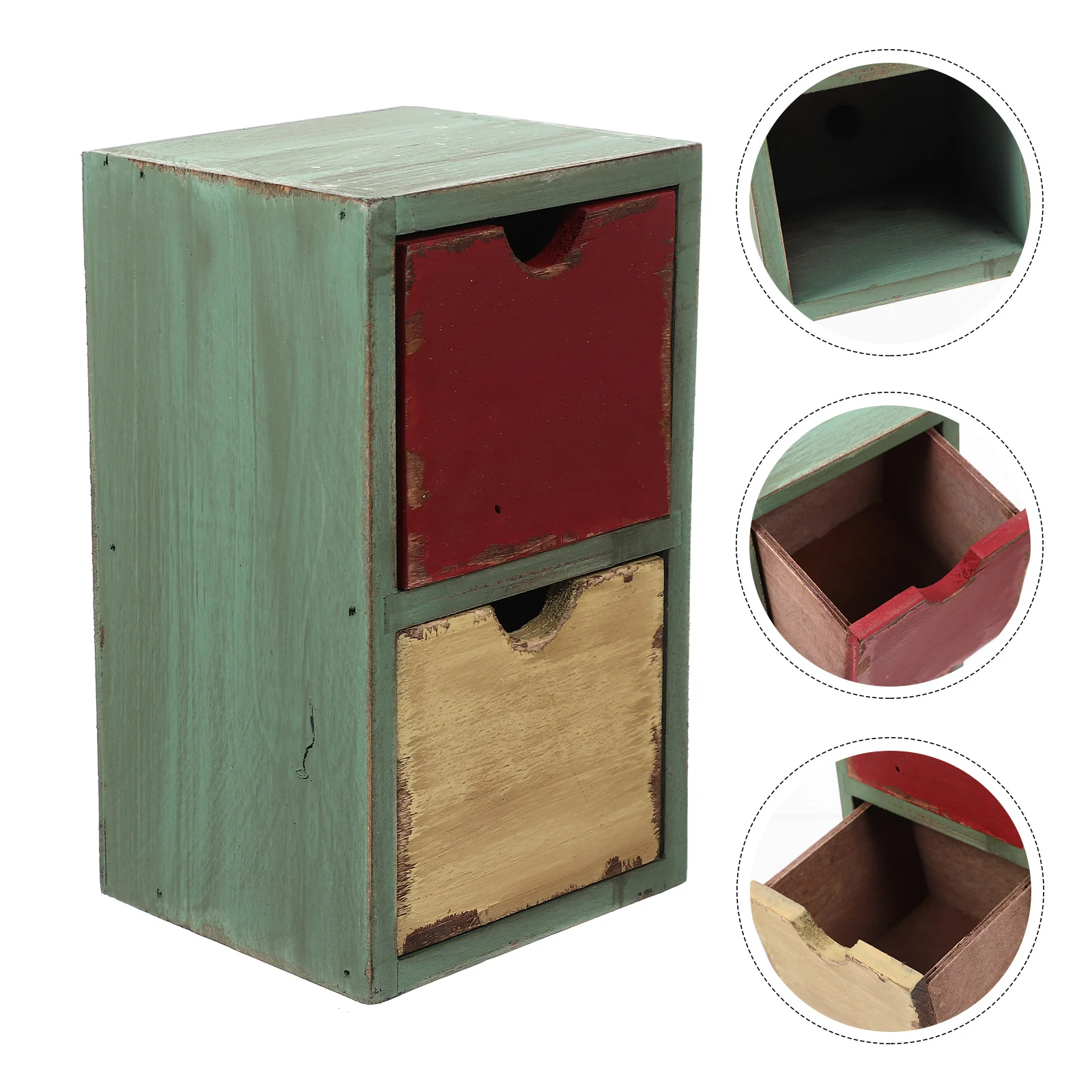 

Organizer Drawer Cabinet Desktop Box Storage Rustic Drawers Desk Vintage Dresser Wardrobe Bedover Wooden Tabletop Wood Vanity