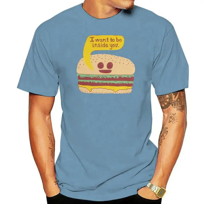 

Fashion New Inside You T Shirt Anthropomorphic Hamburger Meat Innuendo Inside You Australia