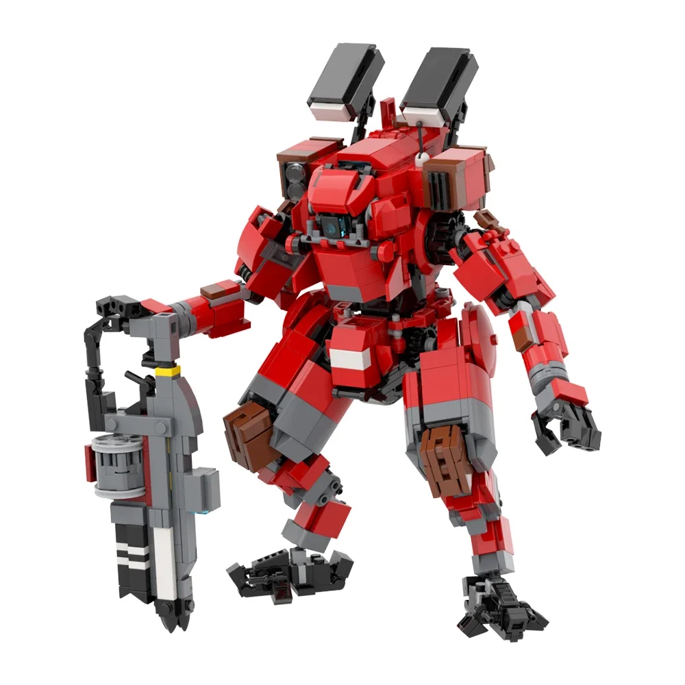 MOC игра Titanfallsed Vanguard-class Titan MOB-1316 Mech Warrior набор строительных блоков красная модель