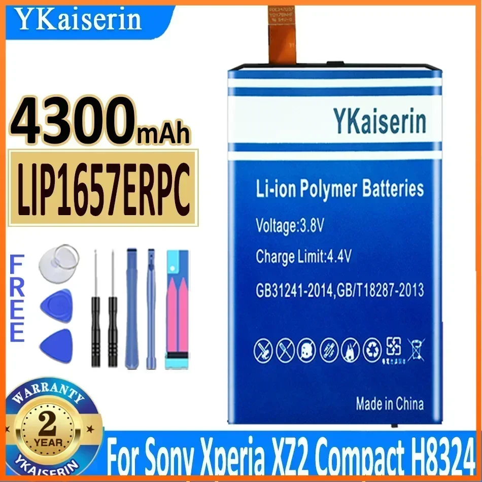 YKaiserin 4300 мАч LIP1657ERPC аккумулятор для Sony Xperia XZ2 Compact Mini H8324 H8314 SO-05K аккумуляторы