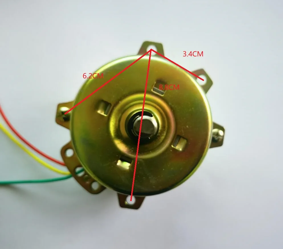 Детали вытяжного вентилятора 220 В, 50 Вт, Φ с валом 4,7 см, 0,8 об/мин