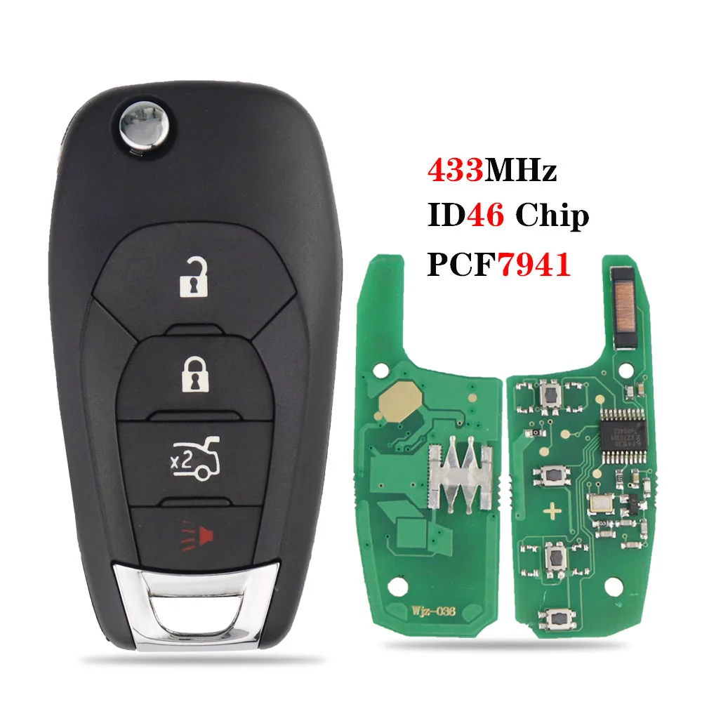 

PCF7941 удаленный ключ от машины для Chevrolet Colorado Cruze Onix Malibu Trailblazer Tracker Malibu Aveo Cobalt Prisma Spin Trax Sonic
