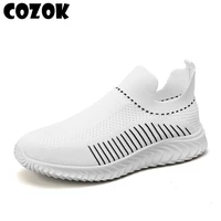 men running shoes men casual breathable walking shoes sport athletic sneakers gym tennis slip on comfortable lightweight shoes