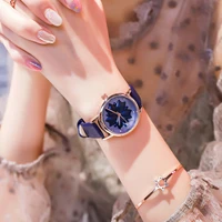 japanese and korean womens watches fashion casual simple temperament trend student belt quartz watch waterproof watch watch