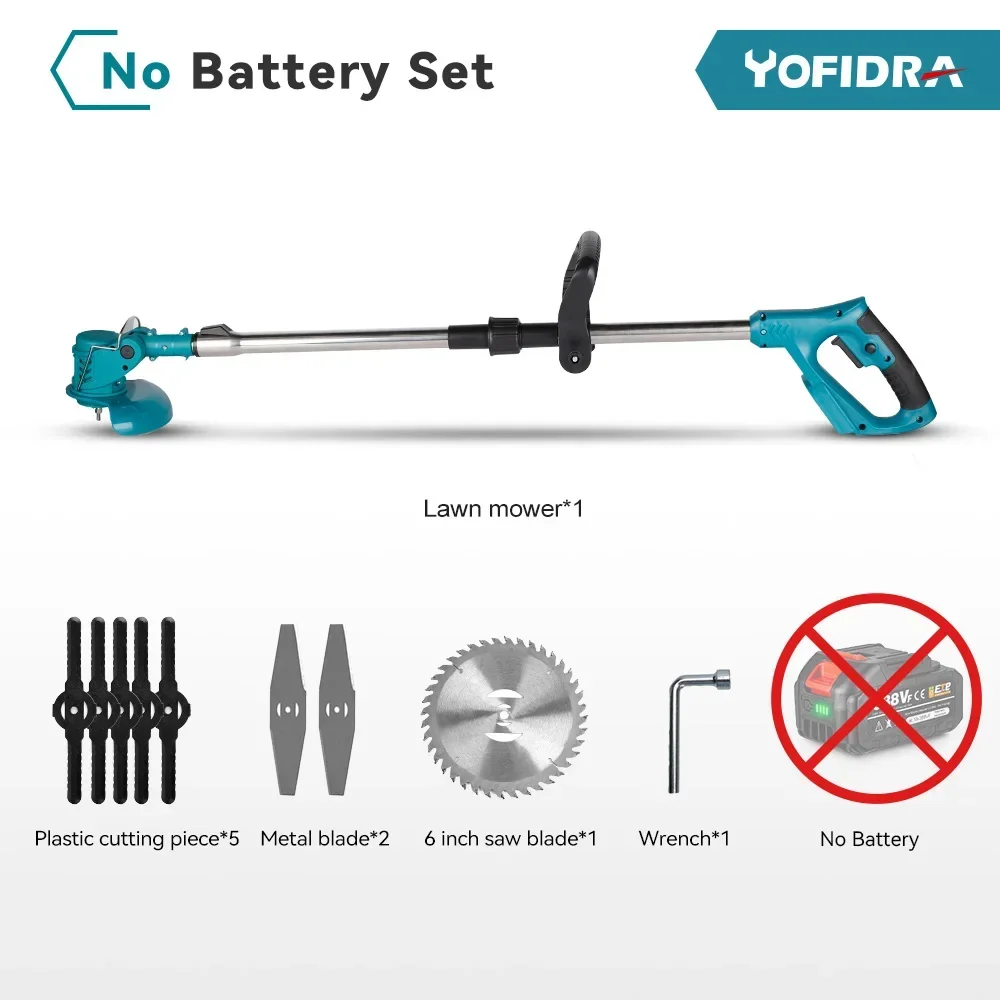 

Yofidra электрическая газонокосилка для Makita 18В
