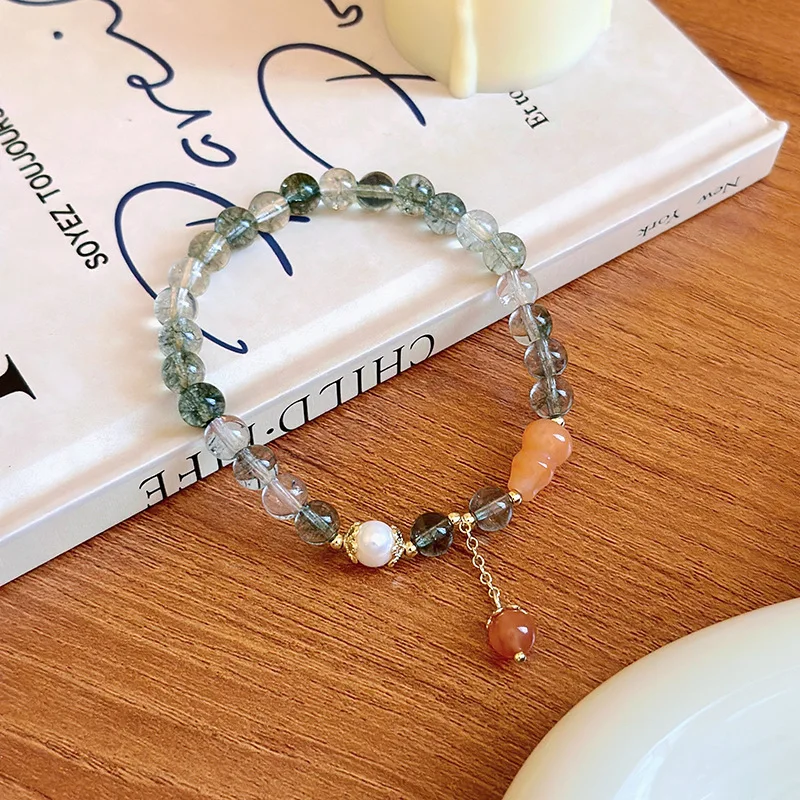 Minar 2024 новый прозрачный зеленый Хрустальный халцедон природная искусственная