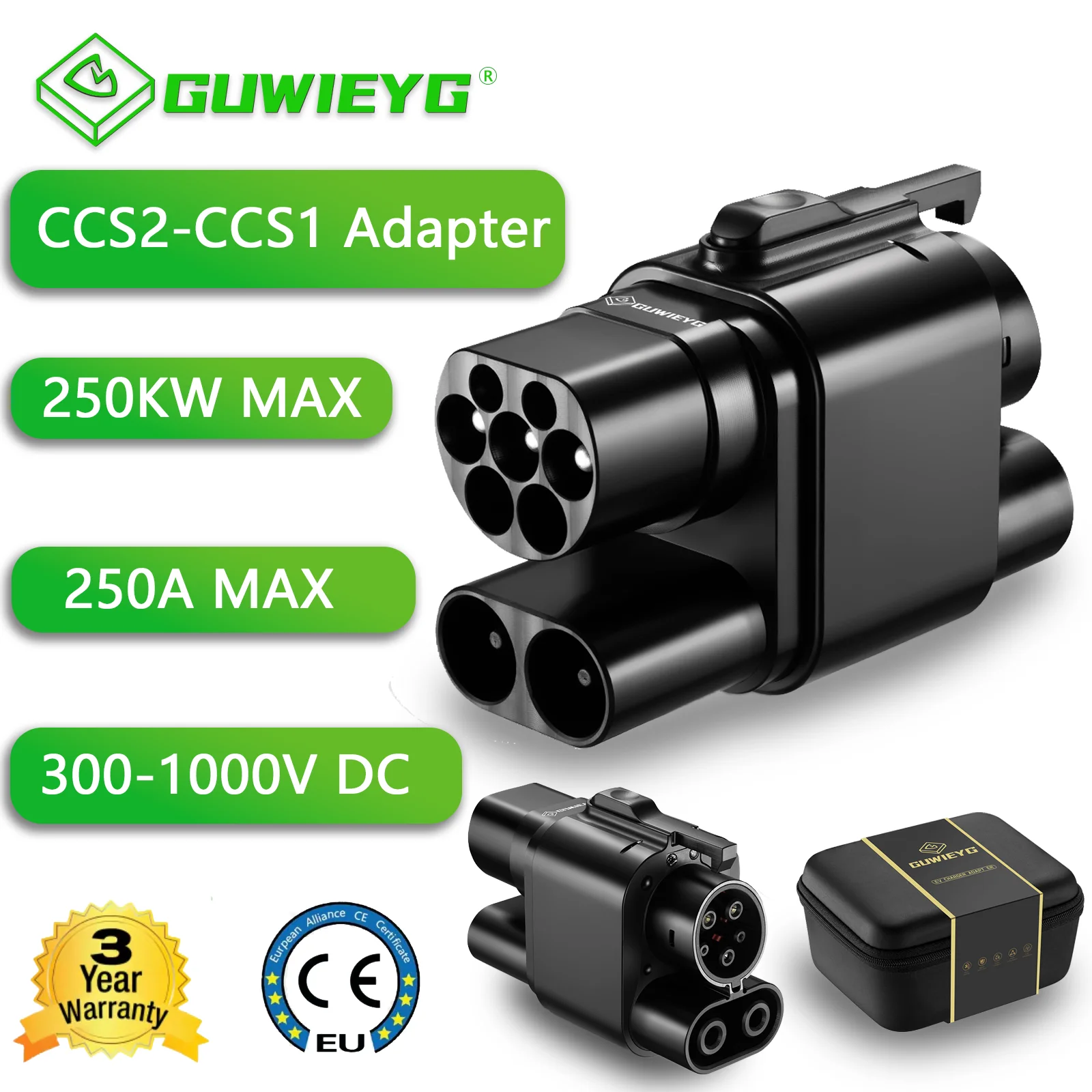 

GUWIEYG DC + AC от CCS2 зарядное устройство до CCS1 EV CCS2 к CCS1 зарядное устройство для электромобиля DC быстрое зарядное устройство для электромобиля