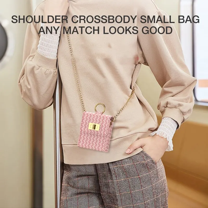 for SAMSUNG Galaxy Z Flip 4 Case with Strap Girls Women, Z Flip 4 Case Luxury PU  Case with Long Lanyard Fashion Crossbody Bag W