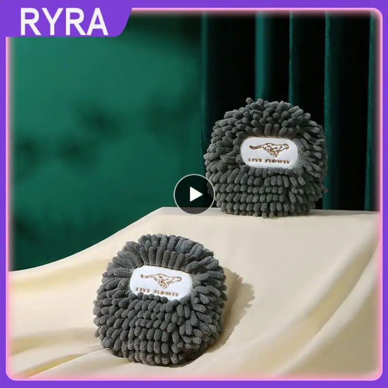 

Hand Towel Wipe Hands Hangable Quick Dry Hand Towel Kitchen Bathroom Absorbent Towel Hand Wiper Household Products Thick Towel