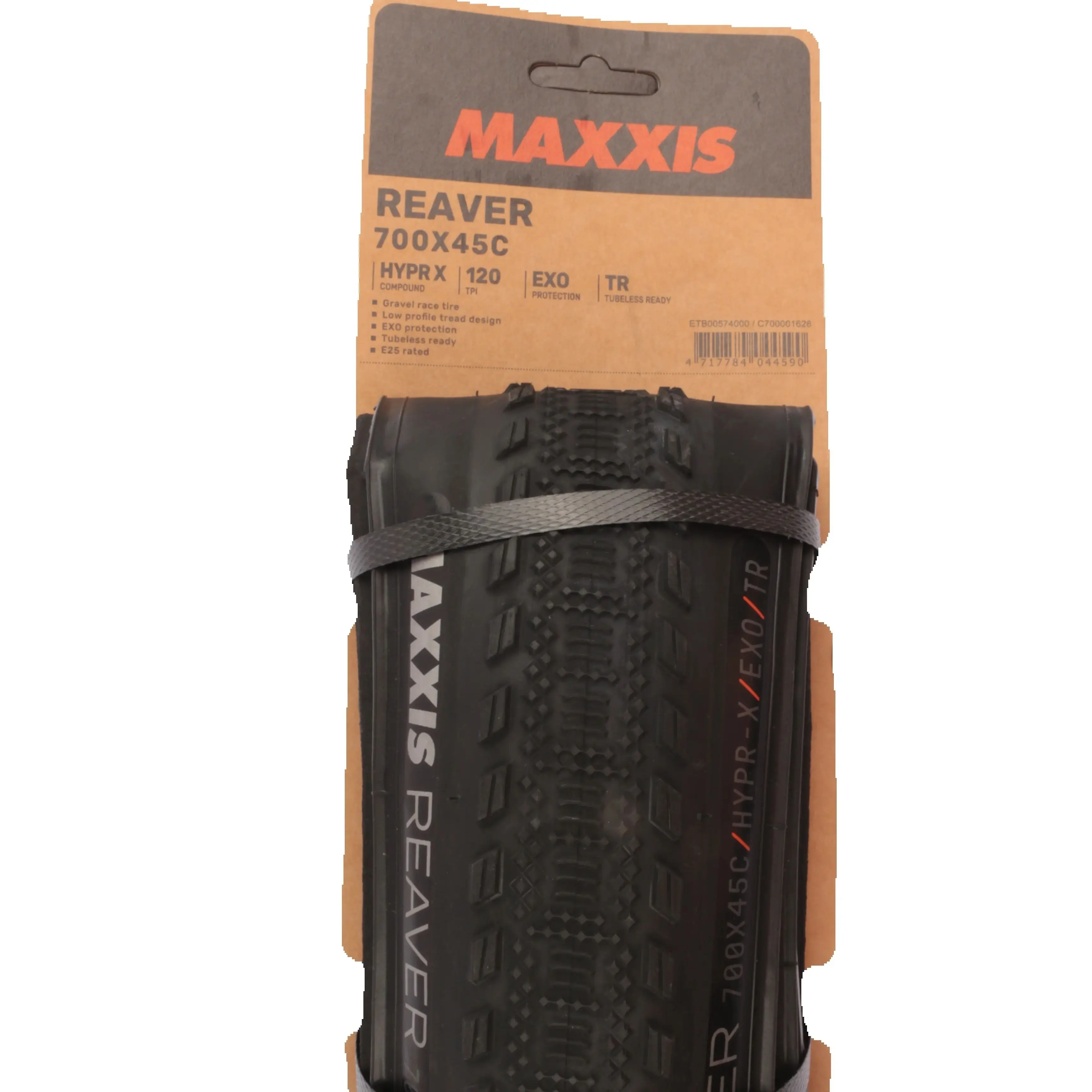Фото MAXXIS новая гравийная шина RAMBLER REAVER HYPR-X бескамерная гравийная велосипедная шина 700x40C/45C складная гравийная внешняя шина для велокросса №2