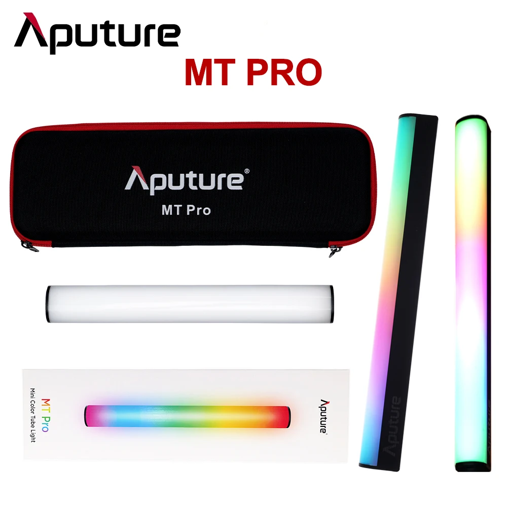 Aputure MT Pro светодиодные трубки красный-зеленый-синий цвет светильник B7C лампа для