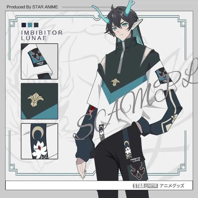 Худи для косплея Honkai Star Rail Dan Heng Imbibitor Lunae свитшот повседневная куртка на молнии в