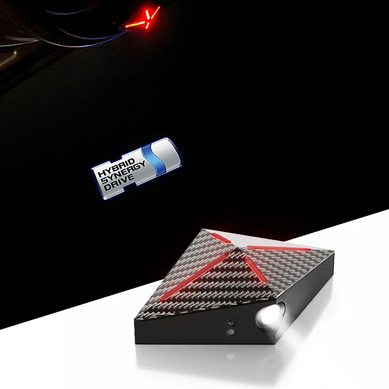 Светодиодные лампы на дверь автомобиля яркие встроенная литиевая батарея