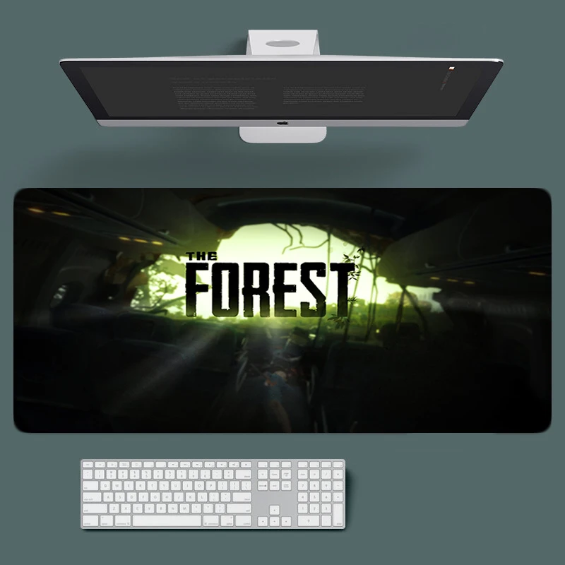

The Forest Keyboard Pad Mause Anime Accessories Mouse Carpet Gamer Girl Desk Large Computer and Office Rug Gaming Laptops Ped Pc