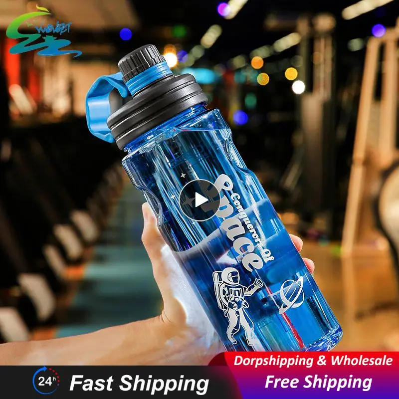 1~10PCS Water Bottle 1100/1500/2000/3000ml Portable Sports Water Cup Large Capacity Portable Outdoor Sports Bottle