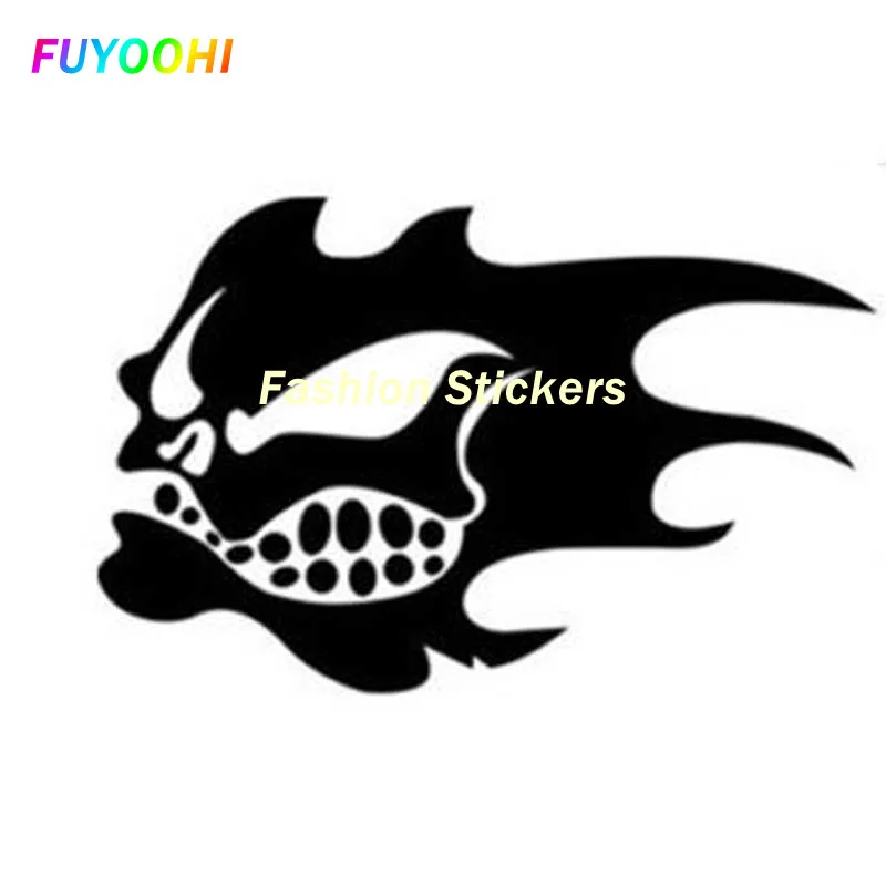 

FUYOOHI Exterior/Protection Fashion Stickers Skull Auto Sticker PVC Quality Car Modeling Exquisite Applique Customizable Colors