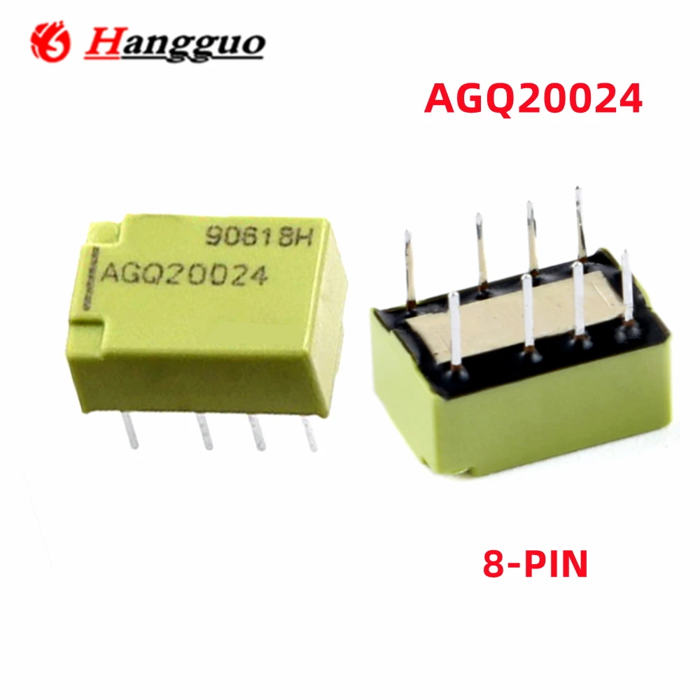 Оригинальное сигнальное реле AGQ2004H/20012/20024 8-контактное 2А