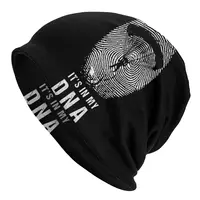 It Is In My DNA Men Women's Beanie Hats Skydiving  For A Skydiver Knitted Hat Hip Hop Earmuff Bonnet Street Skullies Beanies