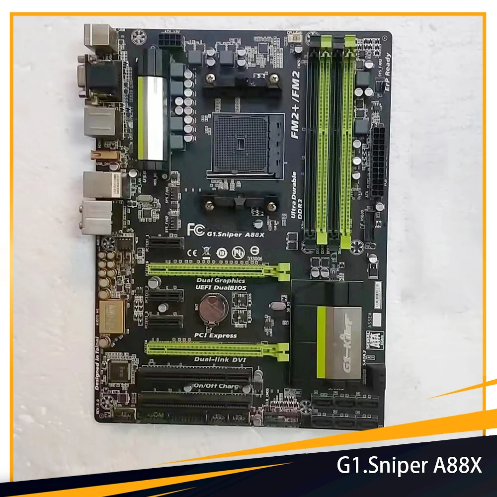 

G1.Sniper A88X For Gigabyte Socket FM2 FM2+ DDR3 64GGB USB3.0 PCI-E 3.0 ATX Desktop Motherboard High Quality Fast Ship