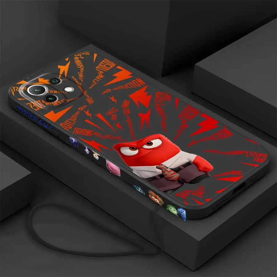 Disney Inside Out 2 Phone Case for Xiaomi Mi 11 Lite12T 10T 11T Pro 13 pro Poco X3 F4 F5 X4 X5 nfc Soft TPU