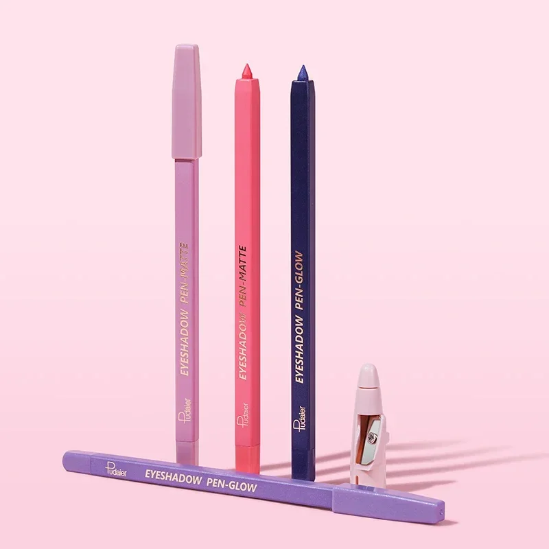 24 цвета тени для век ультратонкая кремовая подводка глаз карандаш с защитой от