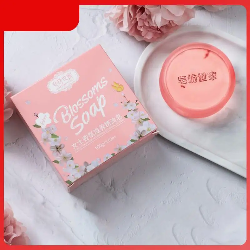 

Improve Skin Quality Face Cleaning Tools Essential Oil Handmade Ladies Soap Beauty Supplies Rose Petal Flavor Soap Universal