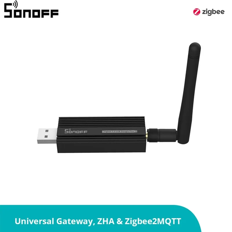 

USB-ключ SONOFF ZB Dongle-P Plus Zigbee Беспроводной анализатор шлюза Zigbee ZHA Zigbee2MQTT USB-накопитель с антенной