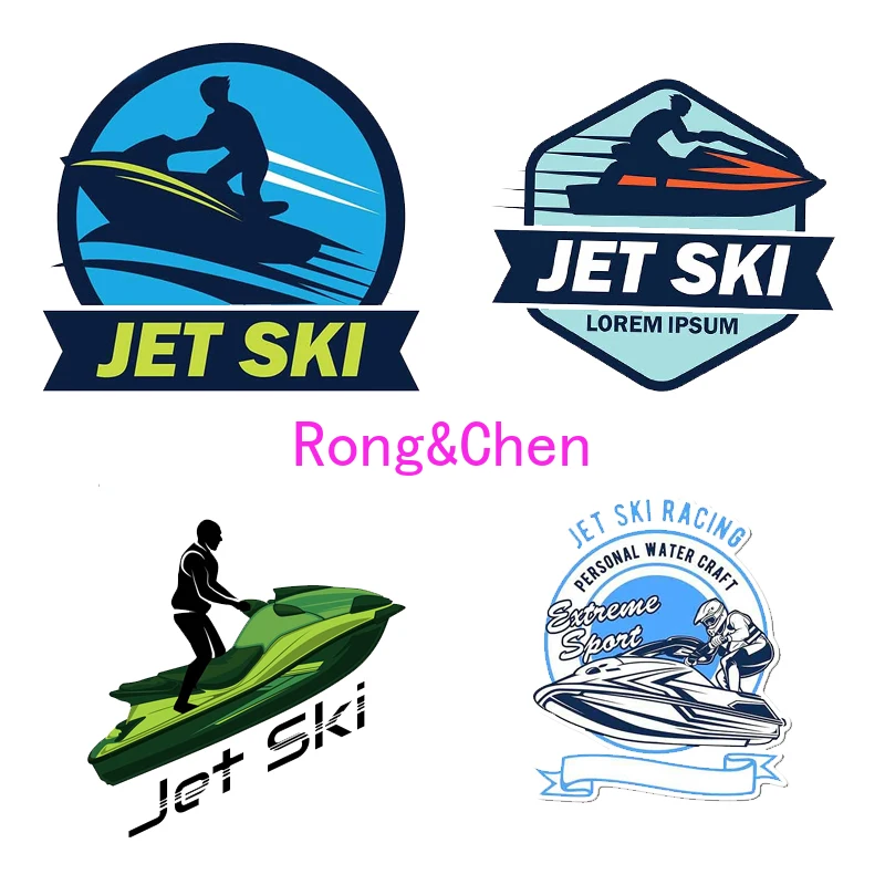 

Personality Car Stickers Jet Ski Logo with Text Car Motorcycle Racing Windshield Trunk Body Laptop Helmet Waterproof PVC Decals