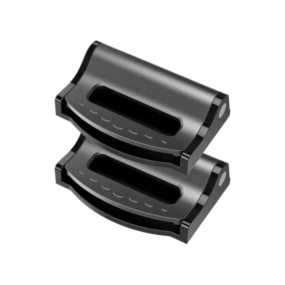 

2 шт. пластиковые прочные регулируемые автомобильные зажимы для ремней безопасности, нескользящая пряжка для ремня безопасности, простой зажим, фиксирующий зажим, автомобильные аксессуары