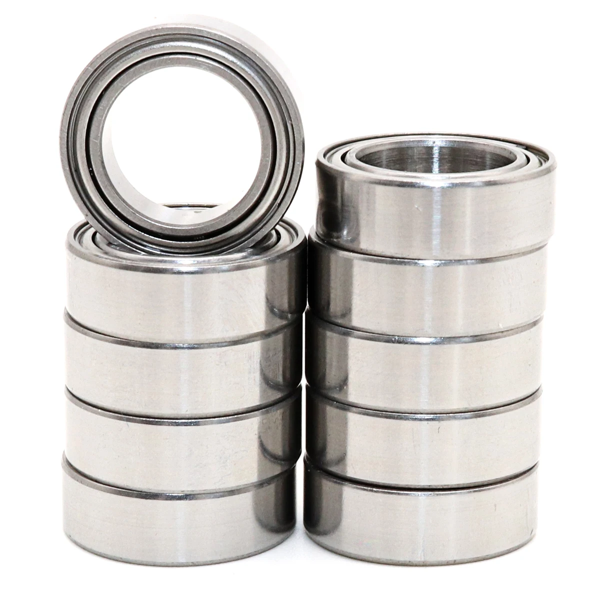 

10 шт., однорядные шарикоподшипники с глубоким желобом, 6x15x5