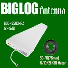 Направленная антенна antntenna для наружного наблюдения, периодическая антенна LDPA, внешняя антенна 12 16 дБ с высоким коэффициентом усиления, 40, 45 см, 700, 2700 МГц, кабель 10-30 метров