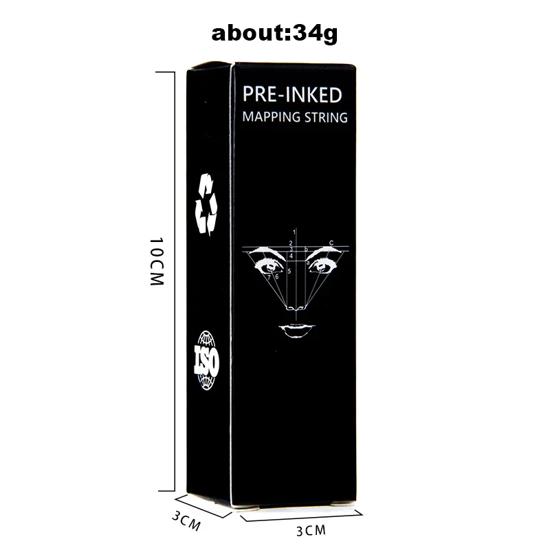 20 м веревка для картирования бровей измерительные инструменты татуировки линия