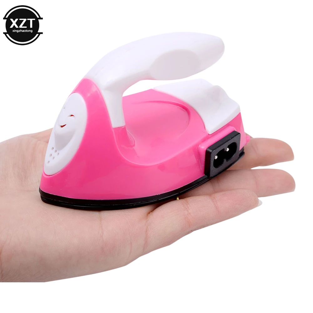 

Mini Electric Iron Portable Travel Craft Clothing Sewing Pad Electric Protection Household Cover Fast Heated Iron Sewing Supply