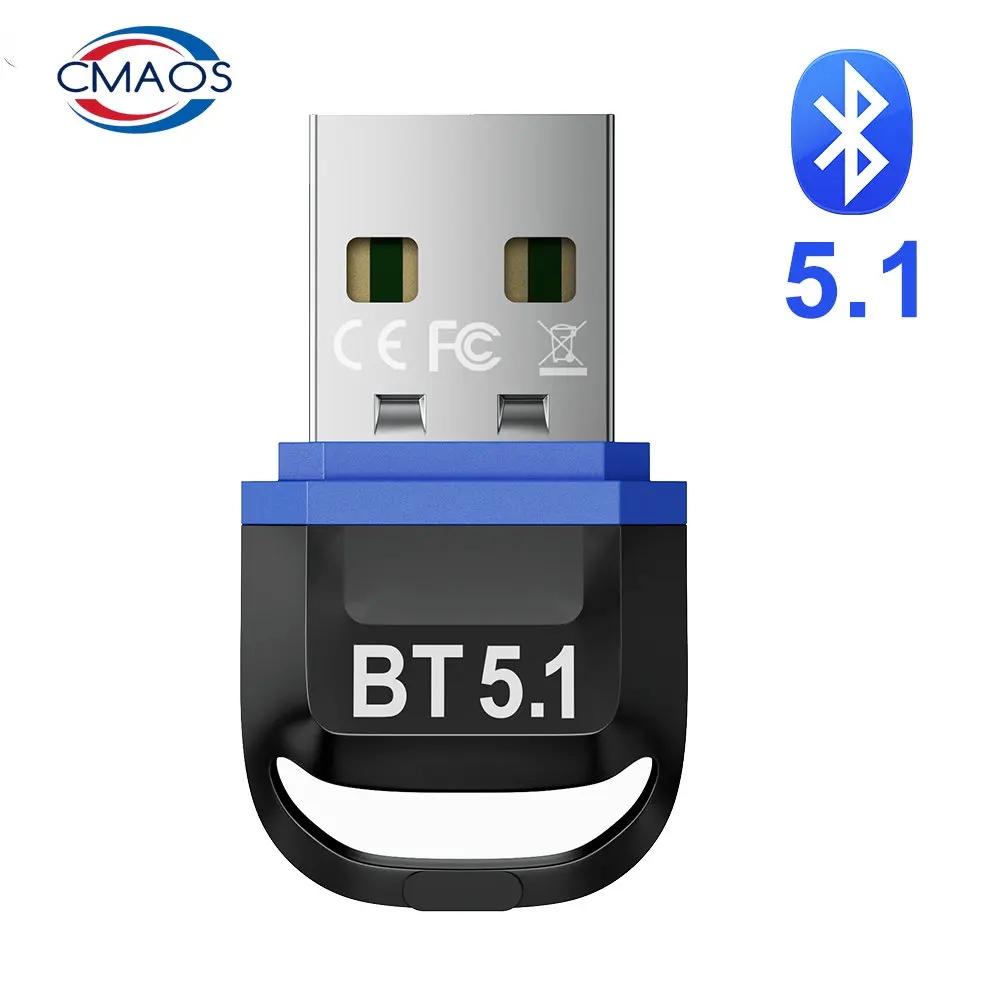 

CMAOS USB Bluetooth 5.0 5.1 Bluetooth Adapter Receiver 5.0 Bluetooth Dongle 5.0 4.0 Adapter for PC Laptop 5.0 BT Transmitter