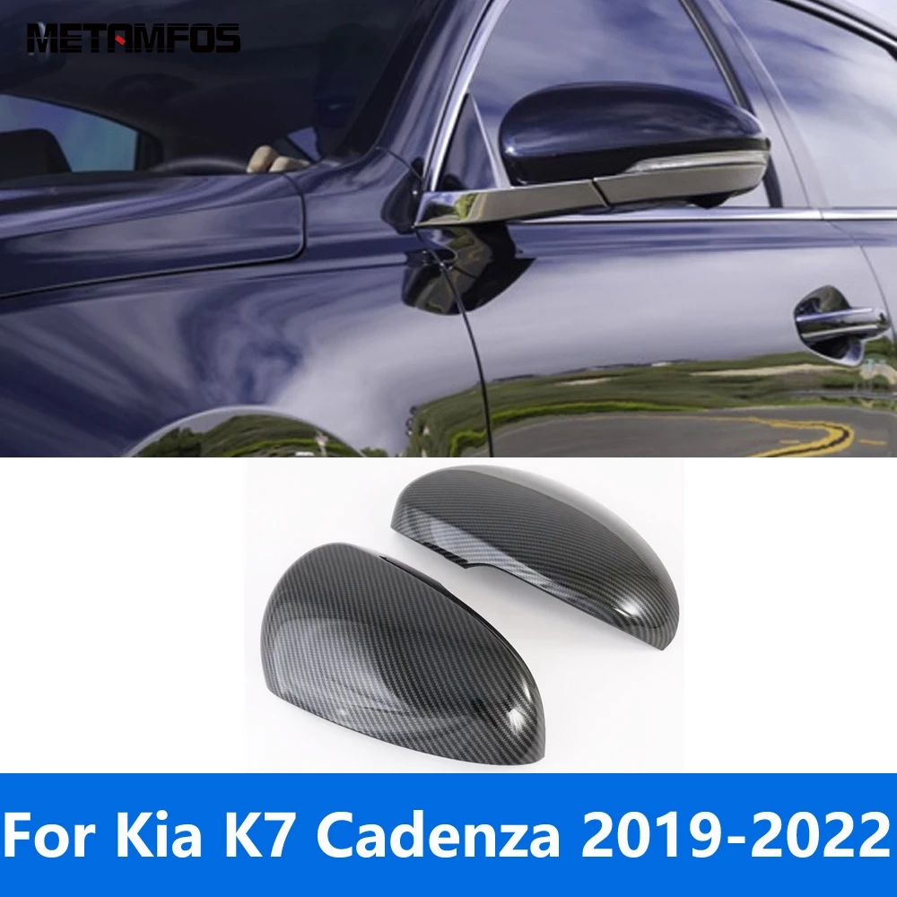 

Rear View Mirror Cover Trim For Kia K7 Cadenza 2019 2020 2021 2022 Chrome Side Door Mirror Protector Accessories Car Styling