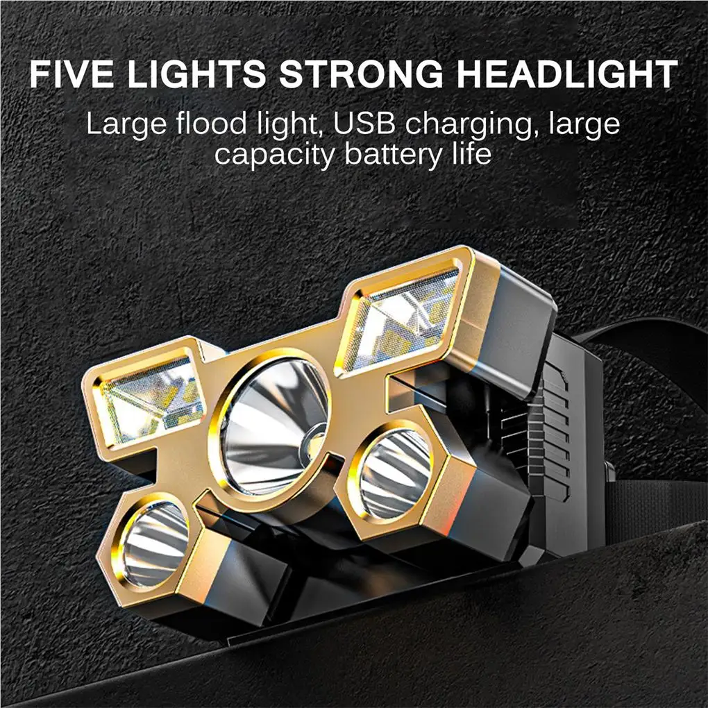 

Фонарик повязка на голову лампа на батарейках аксессуары для кемпинга налобный фонарь Туристическое оборудование осветительное устройств...