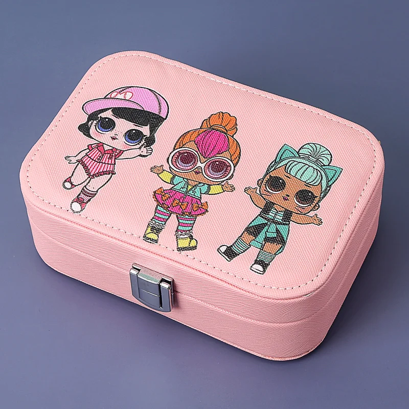 Portable PU Leather Travel Jewelry Storage Box Earrings Ring Necklace Velvet Small Jewellery Casket Jewelry Case Organizer