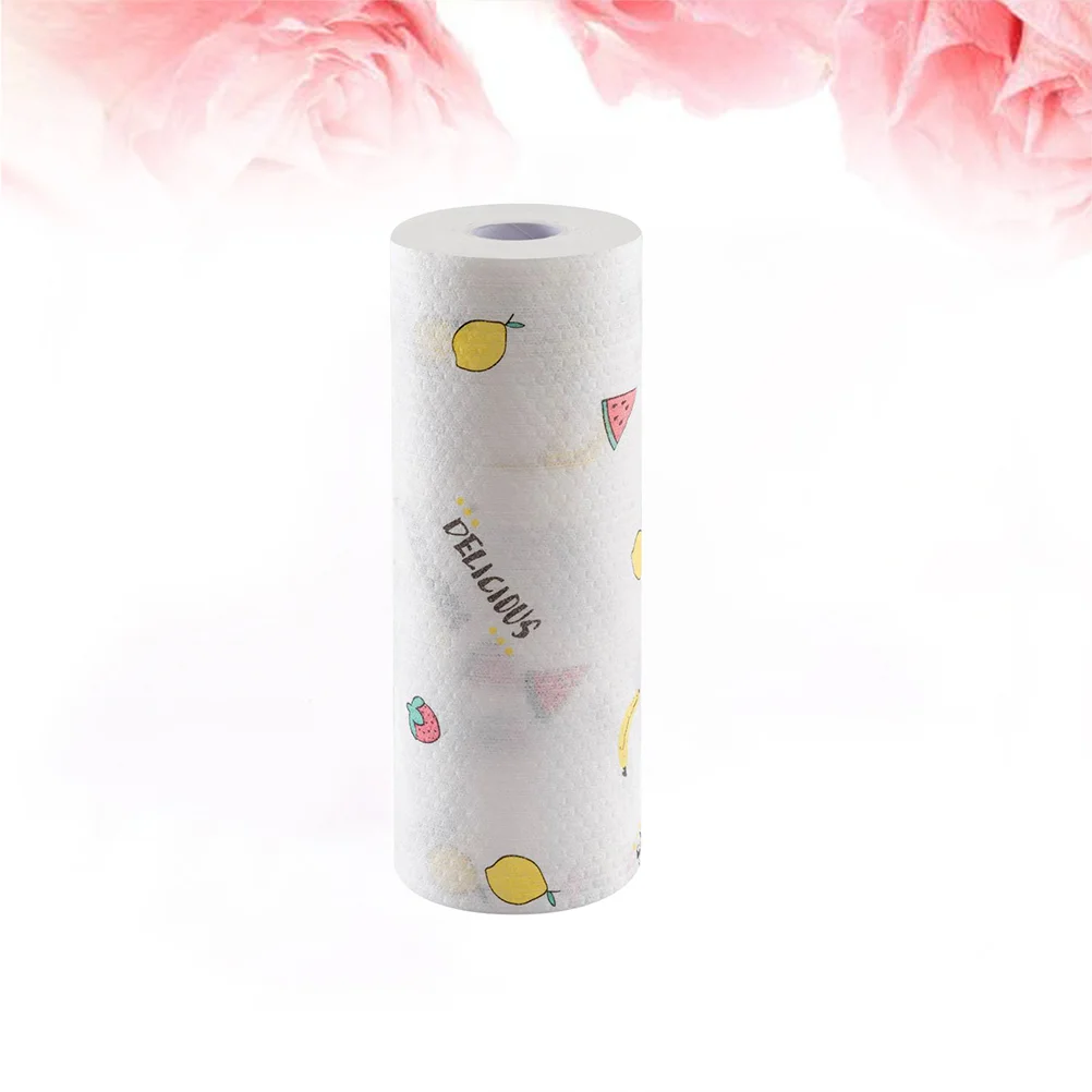 1 рулон нетканые материалы с геометрическим узором полотенце для мытья посуды