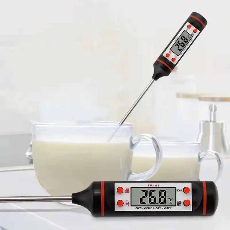 Digital Thermometer Kitchen Probe Candle Making Measure Liquid Soy Paraffin Wax Melts Household Cooking Milk BBQ |