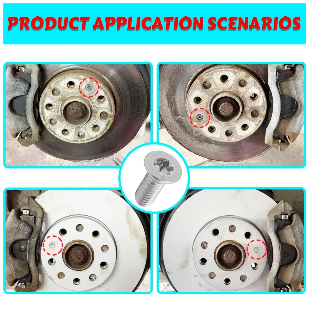 Передний и задний тормозной ротор стопорные винты диска с шестигранной головкой