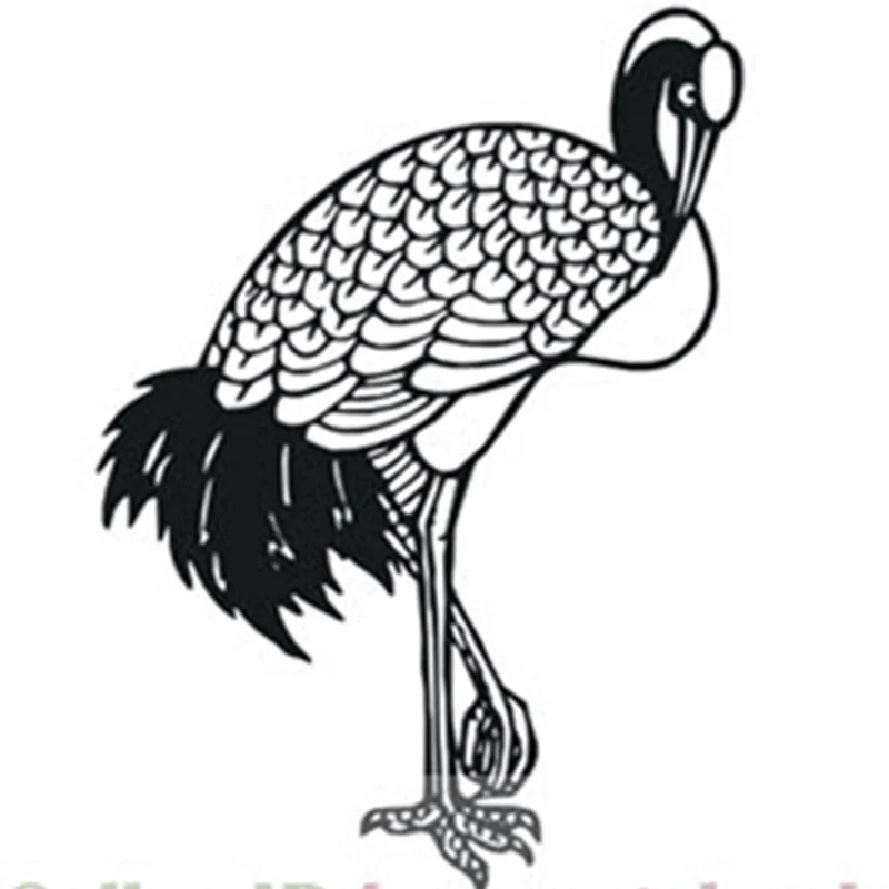 

Free Shipping Wall stickers Home decor SIze:635MM*930MM PVC Vinyl paster Removable Art Mural Crane Brids