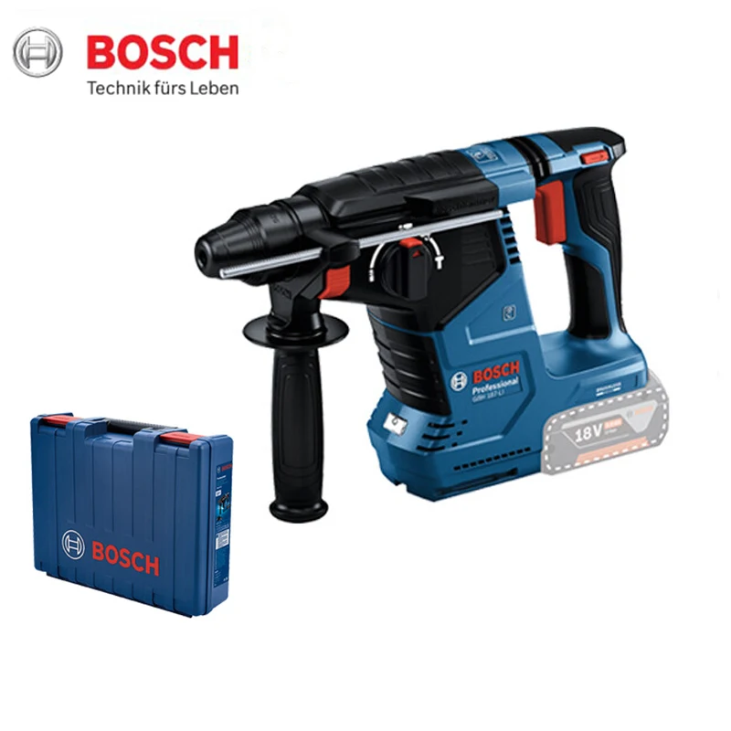 

Bosch GBH 187 Cordless Electric Hammer 18 V System Cordless Impact Drill Battery Intelligent Brushless Motor Driller Power Tools