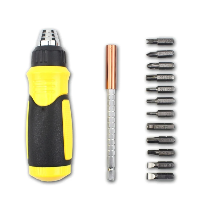 

Three-way Ratchet Screwdrivers Adjustment Telescopic Extension Rod Household Appliances Hand Tool For BicyclesCar Repair