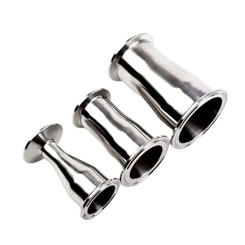 O/D 19/25/32/38/45/51/63/76/89/102 мм редуктор из нержавеющей стали SS304 санитарный зажим 50 5-119