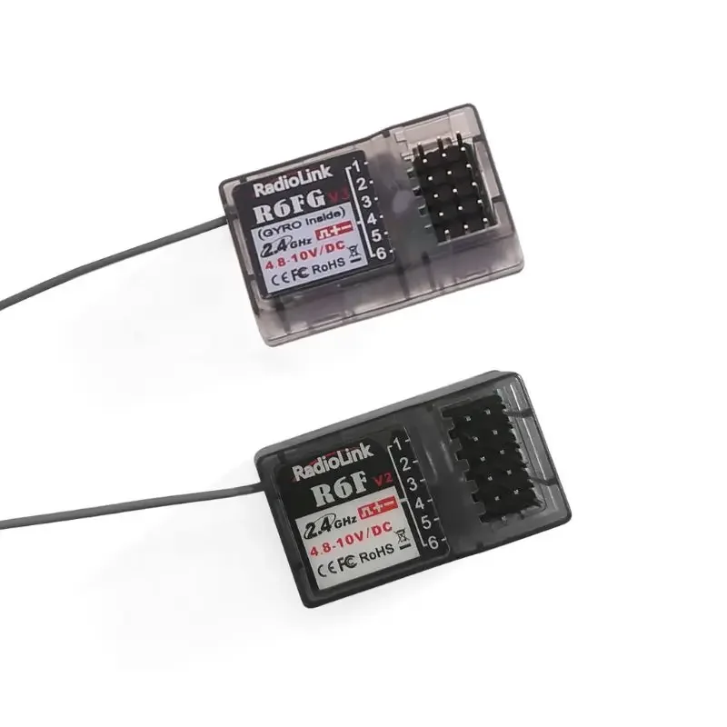 Фото Радиоприемник Radiolink R6FG R6F 2.4G FHSS 6-канальный с функцией гироскопа для радиоуправляемых моделей RC4GS №3