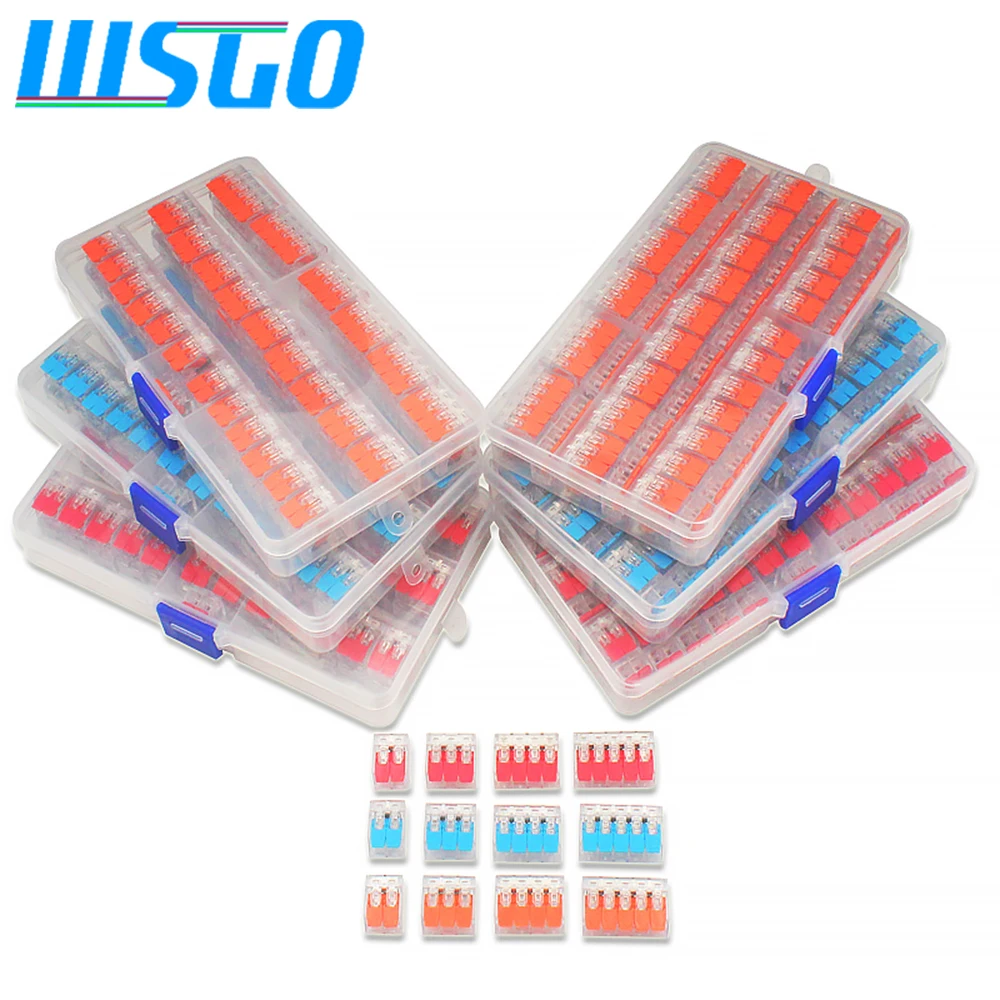 

Wire Connector Set Box Universal Compact Terminal Block Lighting Wire Terminal Home Installed Hybrid Fast Connector Combination