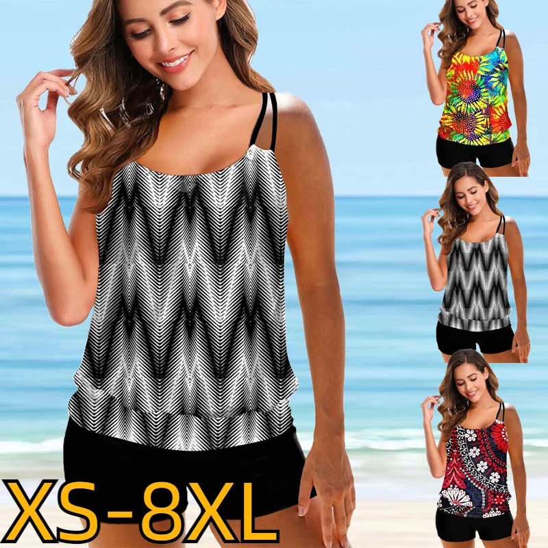 

Женский купальник-бикини из двух предметов с высокой талией