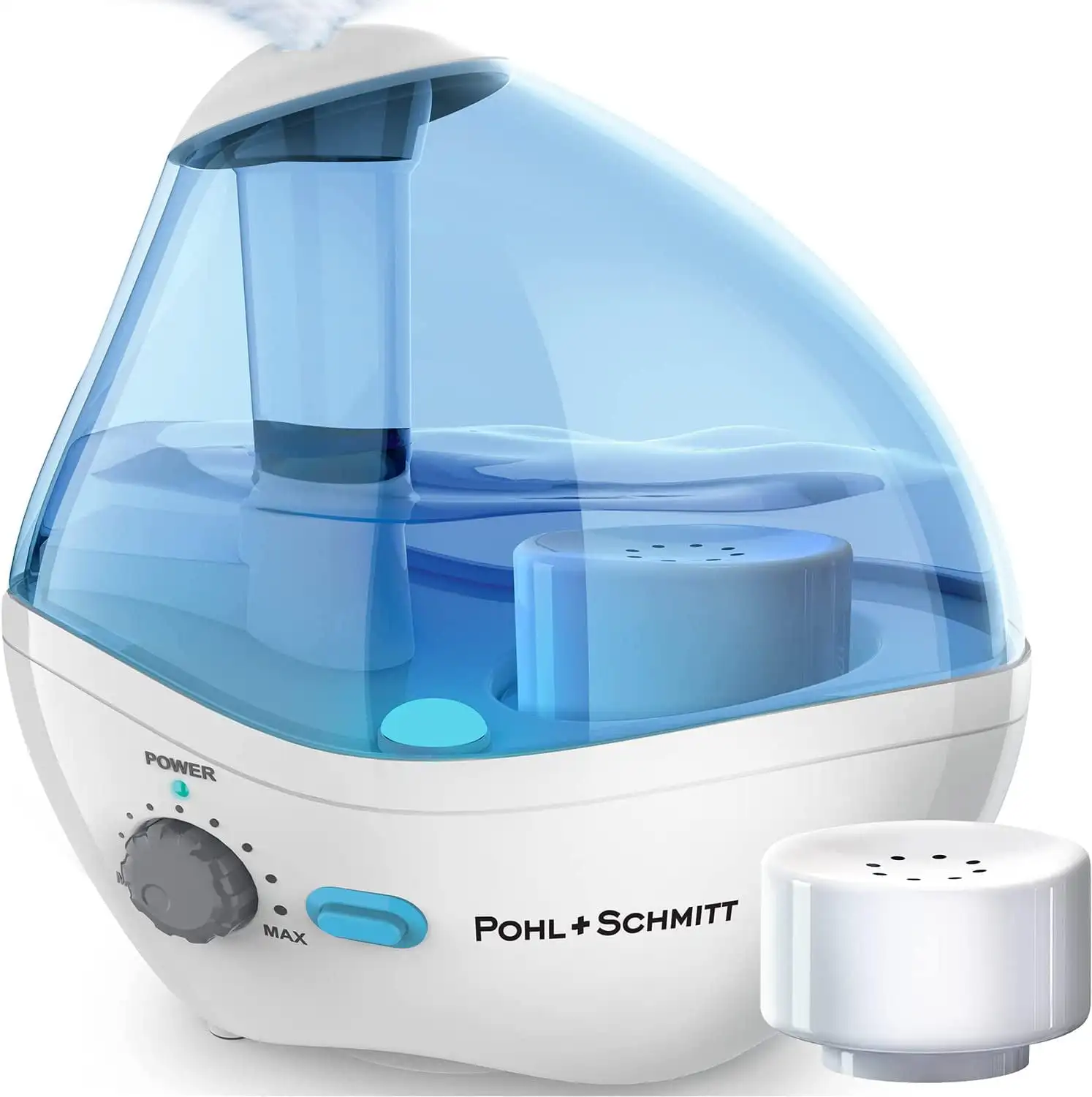 

Ultrasonic Viral Support Humidifier for Bedrooms, Whisper-Quiet Operation with Nightlight and Auto-Shut Off, Adjustable , 16 hou