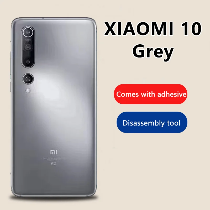 Задняя крышка для аккумулятора Xiaomi Mi 10 задняя корпуса панель запасные части Mi10